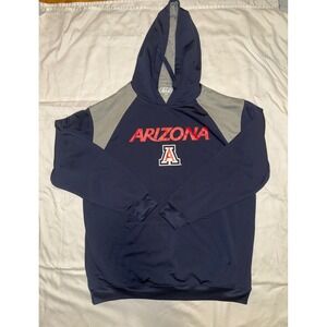E5 Men's University of Arizona Wildcats Blue Grey Hoodie, XXL